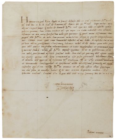 Lot #201 Henry VIII: Henry VIII works to obtain a divorce from Catherine of Aragon in order to marry Anne Boleyn…an event whose failure would ultimately alter the course of Western civilization - Image 1