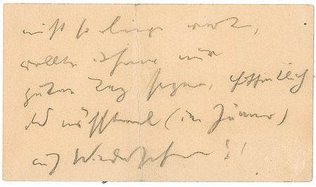 Lot #690 Wilhelm Furtwangler Calling Card - Image 2