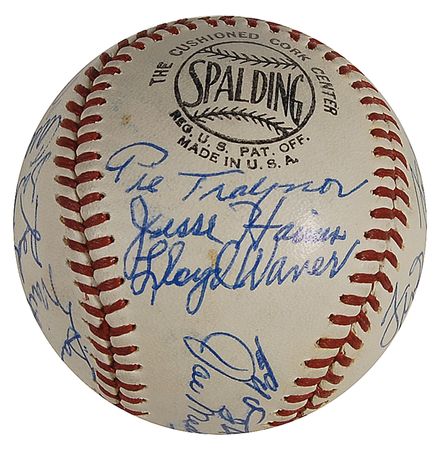 Lot #1167 Baseball Hall of Famers Baseball - Image 2