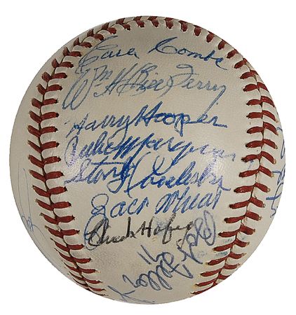 Lot #1167 Baseball Hall of Famers Baseball - Image 5