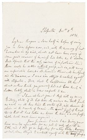 Lot #574 Thomas Moore: Moore finally sends his History of Ireland to press: “If it but tires its readers one tenth part as much as it has tired the writer of it, will deserve to shine in the annuls of Ennui” - Image 1