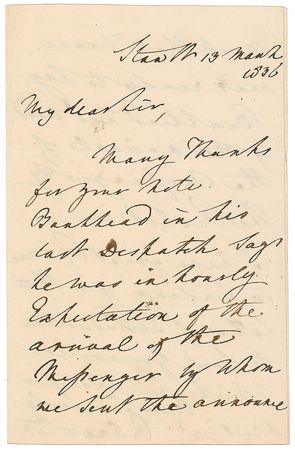 Lot #130 John Armstrong and Lord Palmerston: Thirty years in the making, the US and France settle long overdue restitution - Image 1
