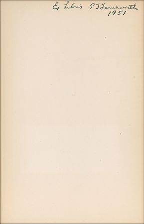 Lot #180 Philo T. Farnsworth Book - Image 1