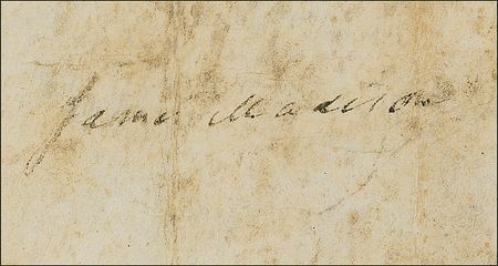 Lot #55 Thomas Jefferson and James Madison: Seldom-seen patent for a diving bell - Image 3