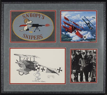 Lot #658 Charles Schulz: Snoopy and the Red Baron...together forever - Image 1