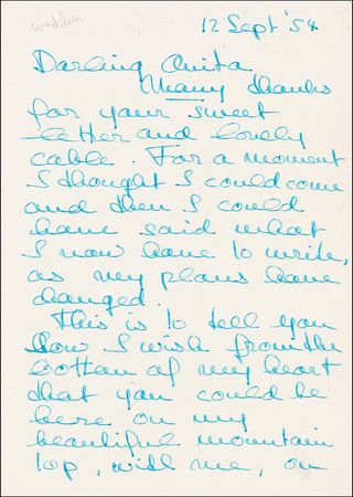 Lot #962 Audrey Hepburn: ?I am keeping it a dark secret from the press? - Image 1