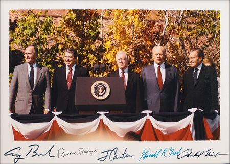 Lot #32 Five Presidents: Five consecutive