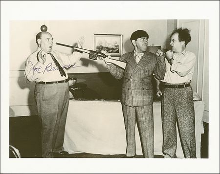 Lot #1045 Three Stooges: DeRita and Besser Signed Photographs - Image 1
