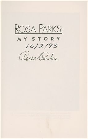 Lot #250 Rosa Parks Book - Image 1