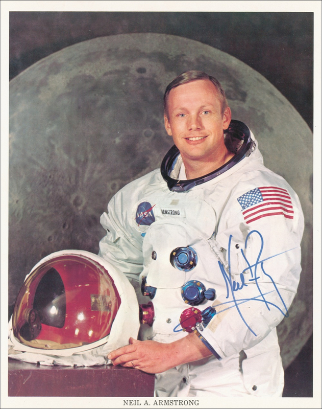 Lot 439 Neil Armstrong Signed Photograph