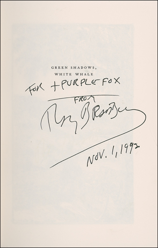 Lot 532 Ray Bradbury