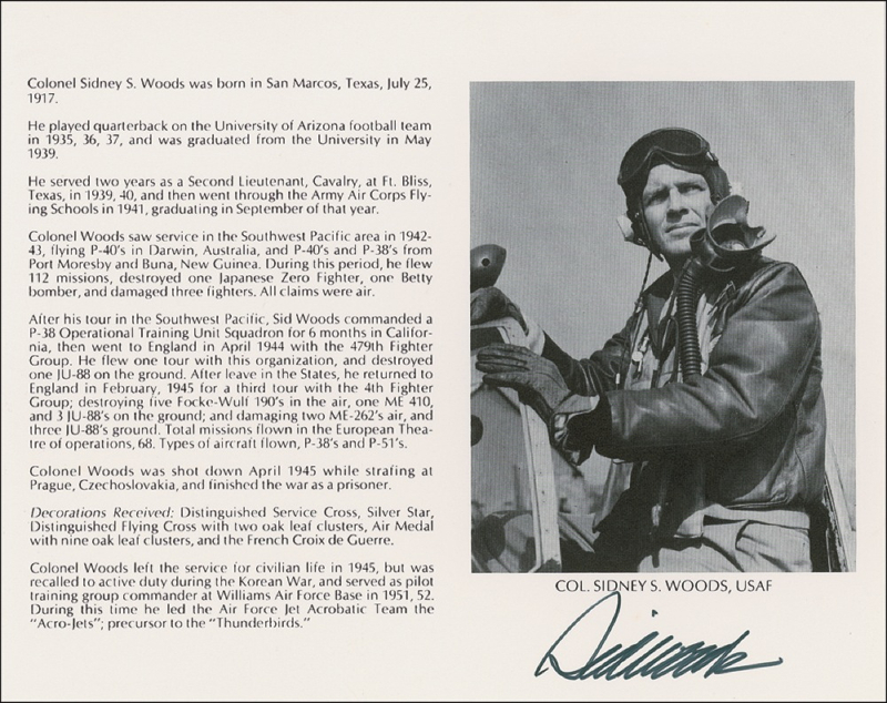 Lot 451 Aviators Signed Photographs