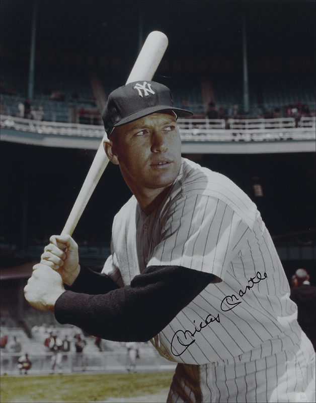 Lot 1181 Mickey Mantle Signed Photograph