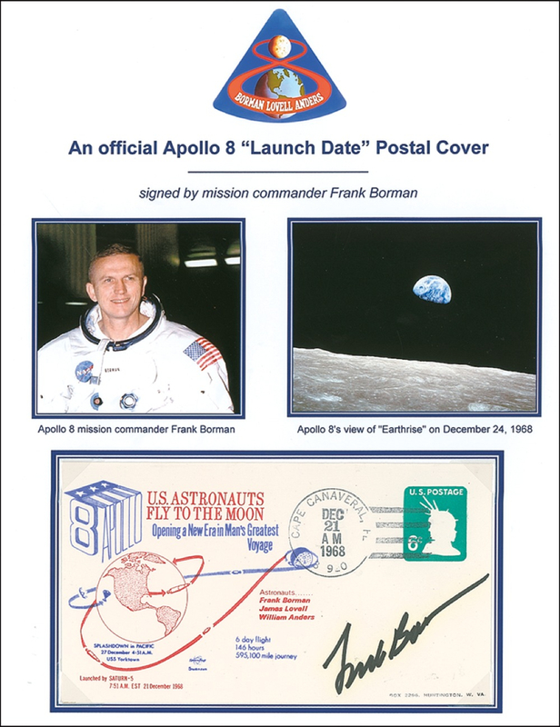 Lot 455 Frank Borman First Day Cover