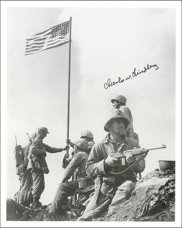 Lot 367 Iwo Jima: Charles W. Lindberg