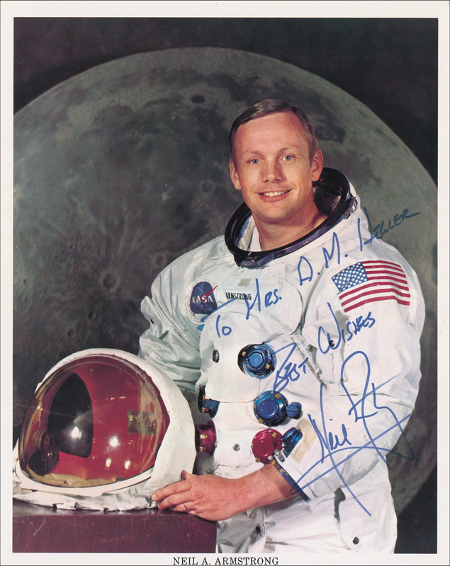 Lot 440 Neil Armstrong Signed Photograph