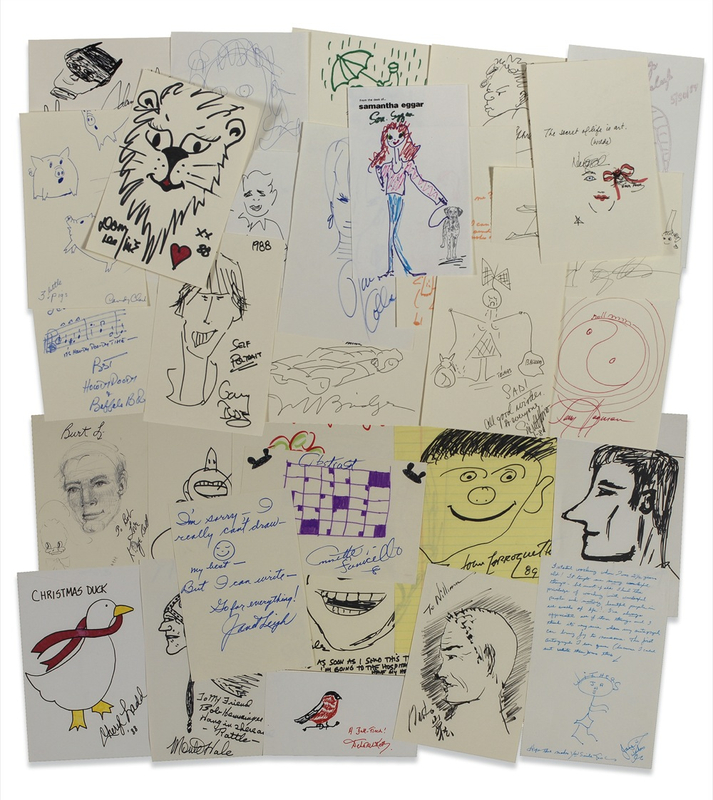 Lot 853 Celebrity Sketches Sketches