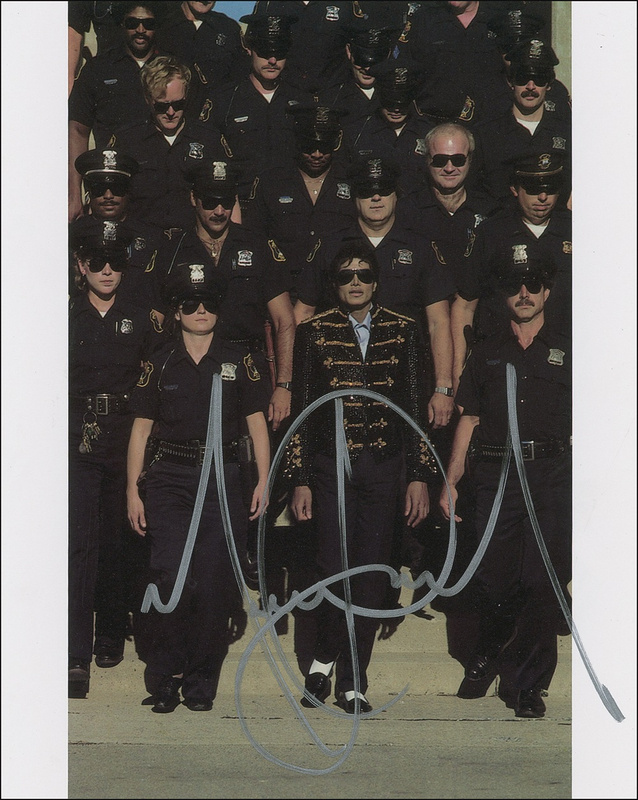 Lot 771 Michael Jackson Signed Photograph