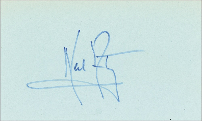 Lot 441 Neil Armstrong Signature