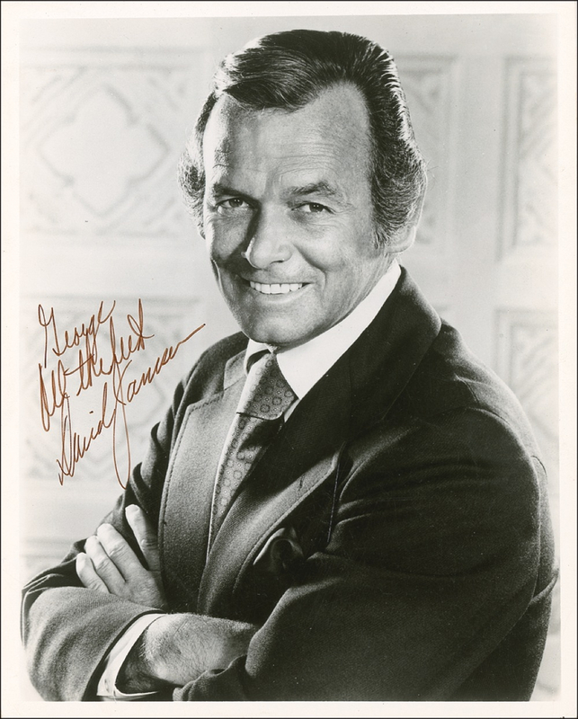 Lot 933 David Janssen Signed Photograph