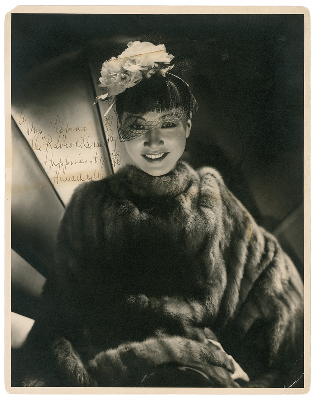 Lot 1067 Anna May Wong Signed Photograph