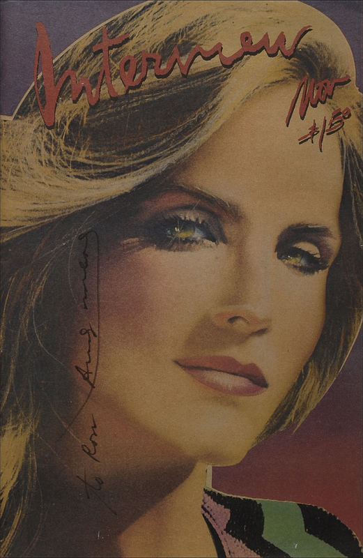 Lot 652 Andy Warhol Magazine