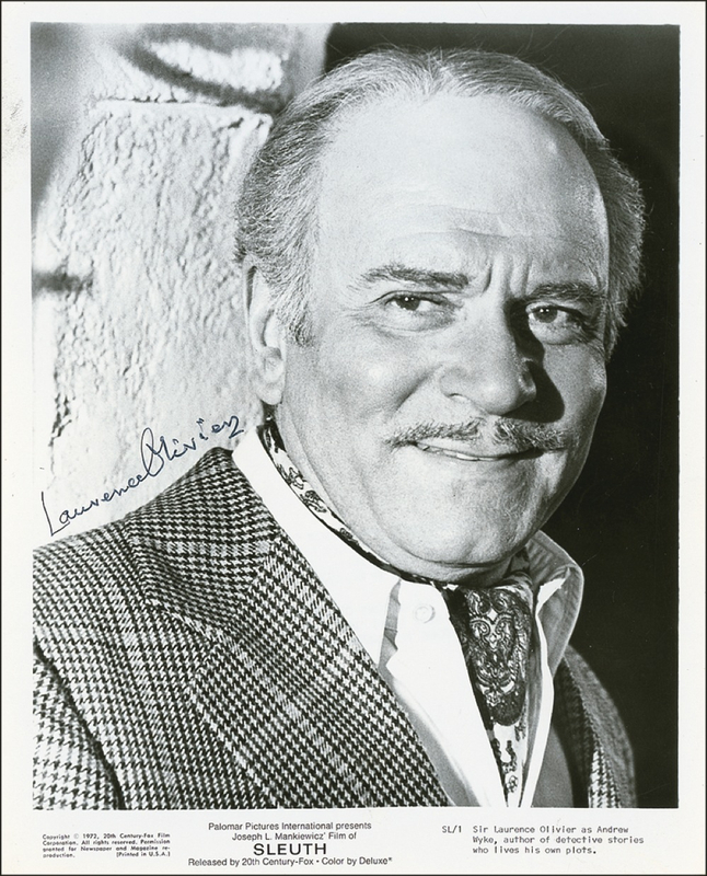 Lot 987 Laurence Olivier Signed Photographs