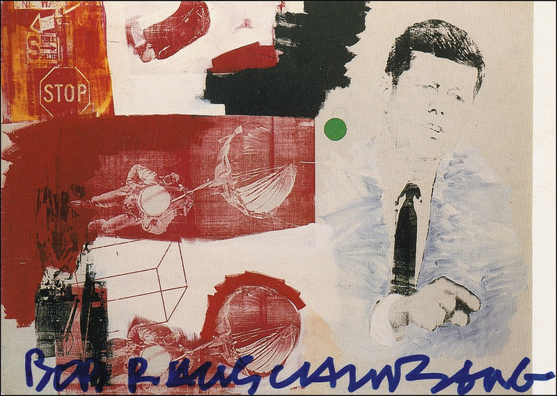 Lot 622 Robert Rauschenberg Signed Photograph