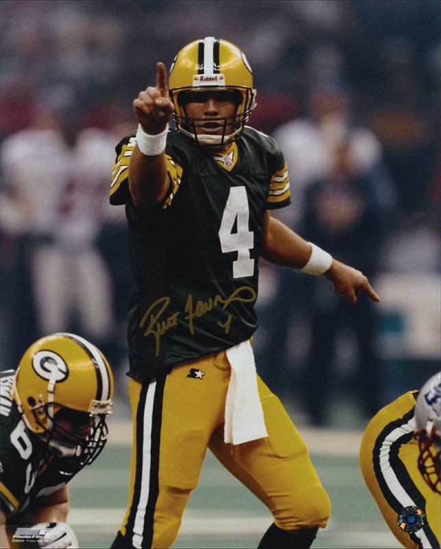 Lot 1140 Brett Favre Signed Photograph