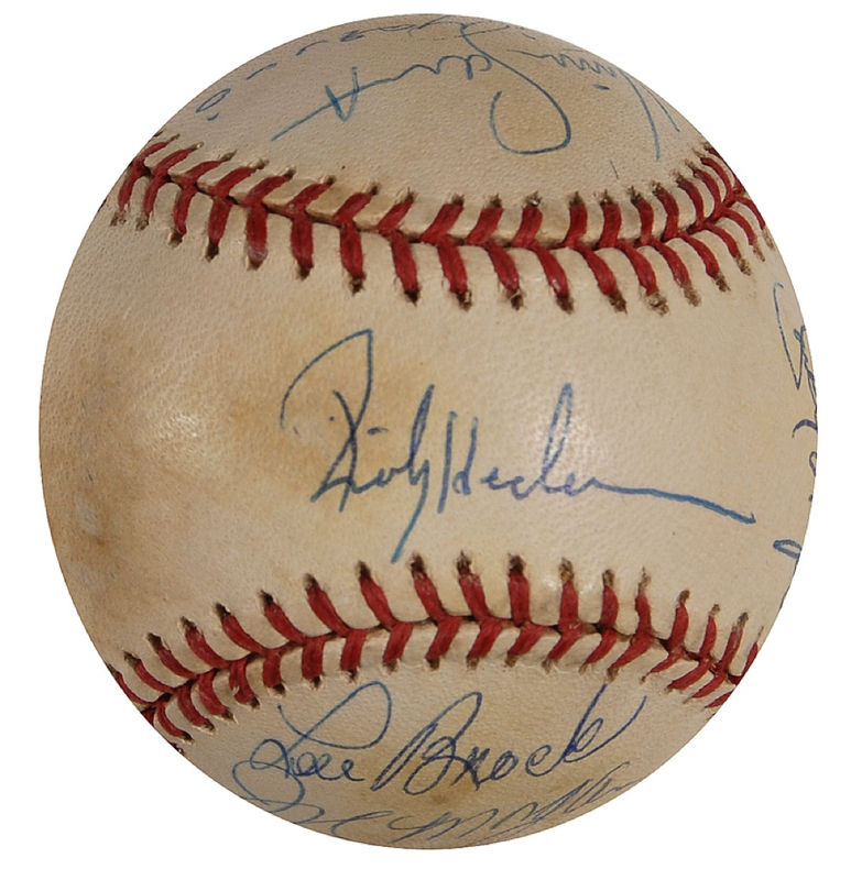 Lot 1102 Baseball: Stolen Base Kings Baseball