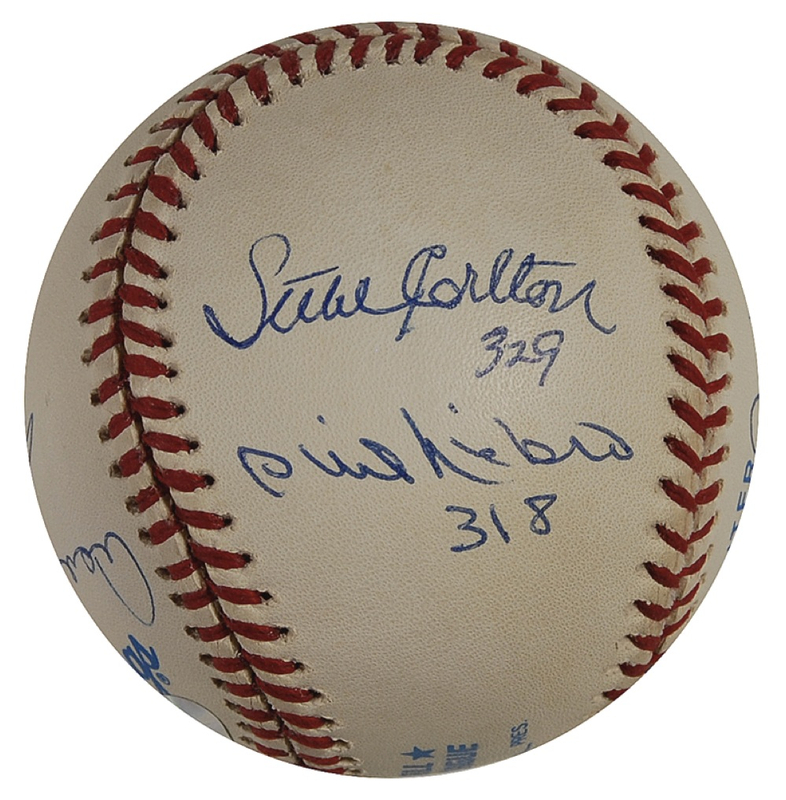 Lot 1097 Baseball: 300 Game Winners Baseball