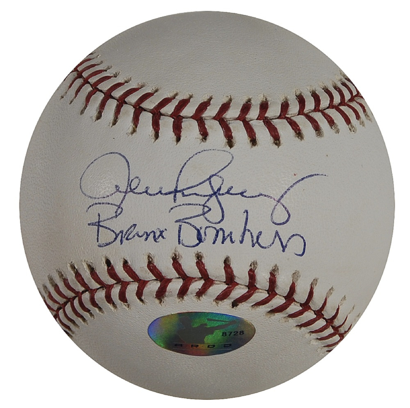 Lot 1218 Alex Rodriguez Baseball