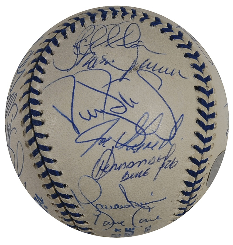 Lot 1203 NY Yankees Baseball