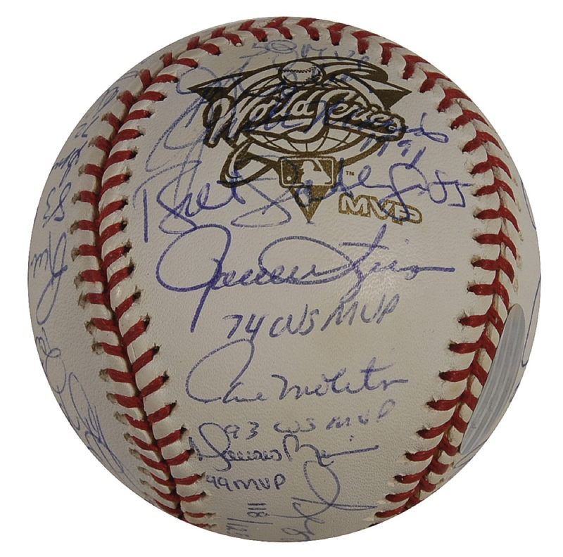 Lot 1103 Baseball: World Series MVPs Baseball