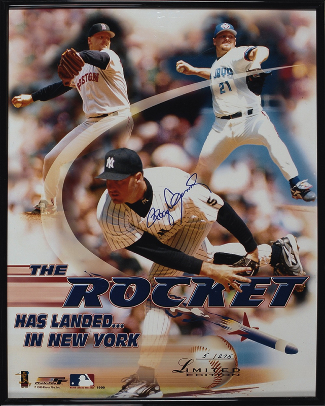 Lot 1127 Roger Clemens Signed Photograph