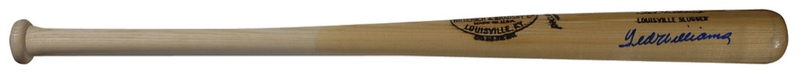 Lot 1240 Ted Williams: Lumber from the ‘Splendid Splinter’