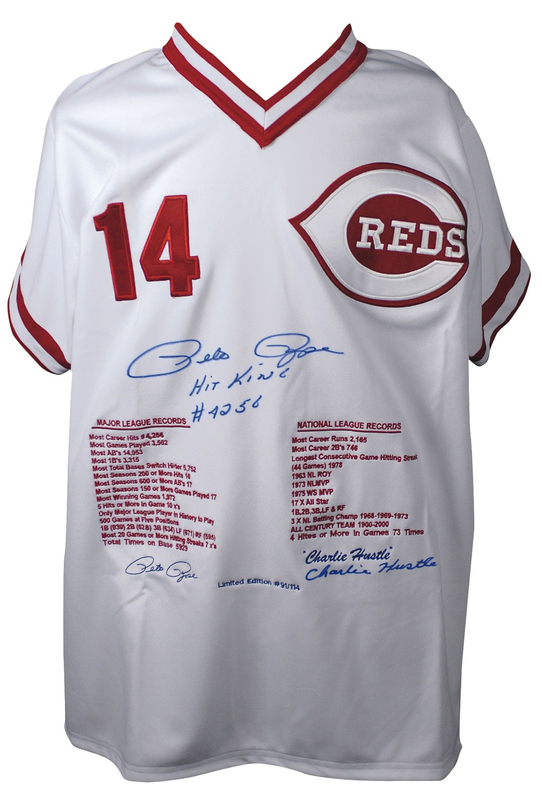 Lot 1219 Pete Rose Baseball Jersey