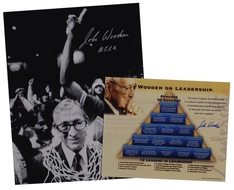 Lot 1242 John Wooden Signed Photographs