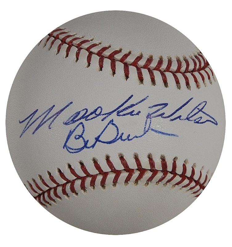 Lot 1121 Bill Buckner and Mookie Wilson