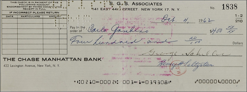 Lot 215 Carlo Gambino: The ?Boss of Bosses?