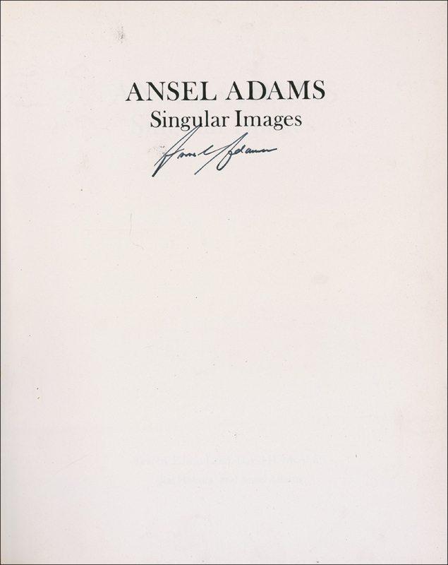 Lot 517 Ansel Adams Book