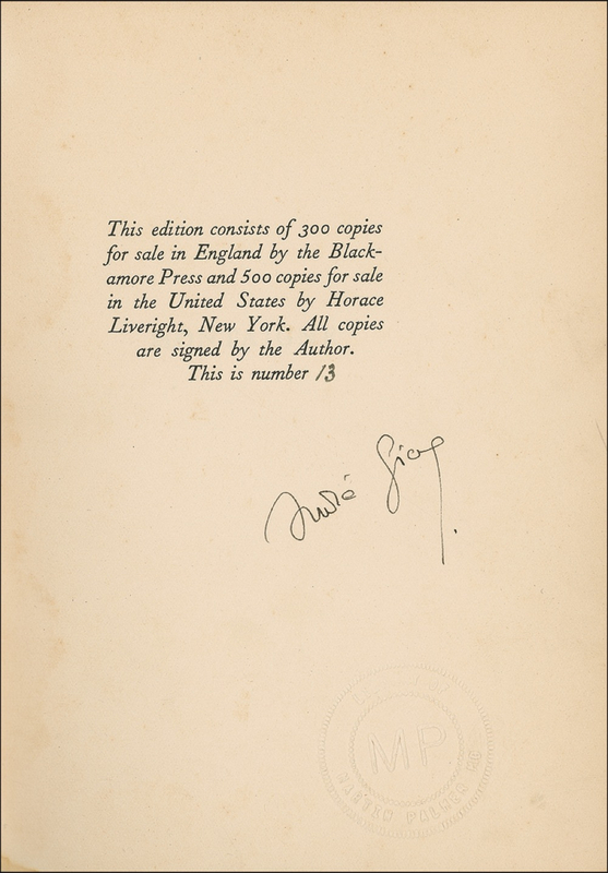 Lot 570 André Gide Book
