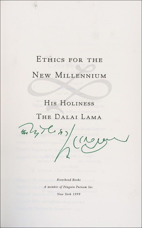 Lot 172 Dalai Lama Book