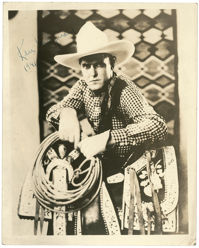 Lot 973 Ken Maynard Signed Photograph