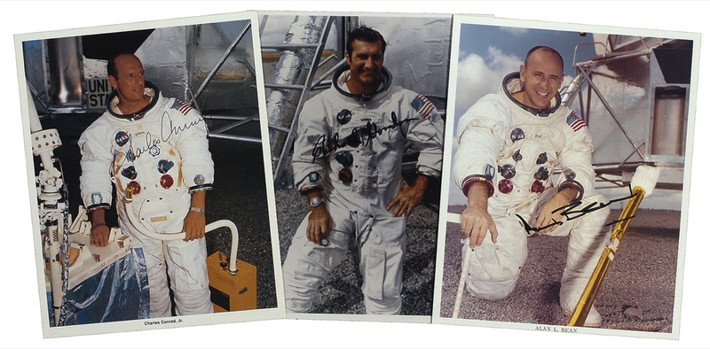 Lot 431 Apollo 12 Signed Photographs