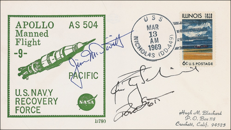 Lot 424 Apollo 09 First Day Cover
