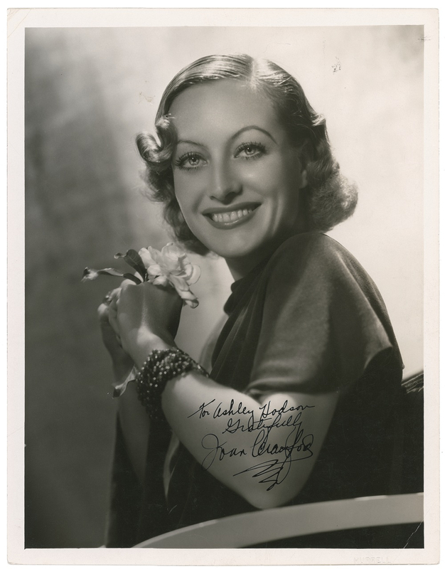 Lot 862 Joan Crawford: Oversized Hurrell Crawford portrait