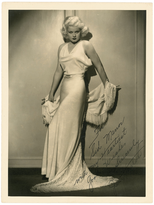 Lot 908 Jean Harlow Signed Photograph