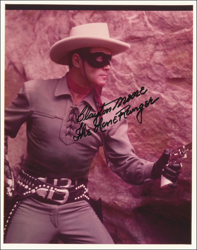 Lot 979 Clayton Moore Signed Photograph