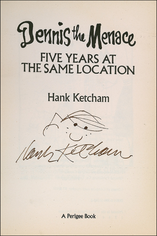 Lot 673 Hank Ketcham Book